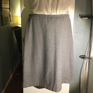 Vintage Gap wool skirt with subtle sparkles